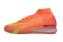 Chuteira Nike Air Zoom Mercurial Superfly 10 Elite  IC - Laranja e Verde