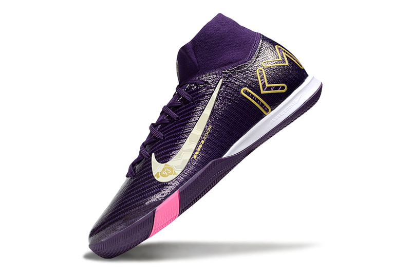 Chuteira Nike Air Zoom Mercurial Superfly 10 Elite Kylian Mbappé  IC - Roxa