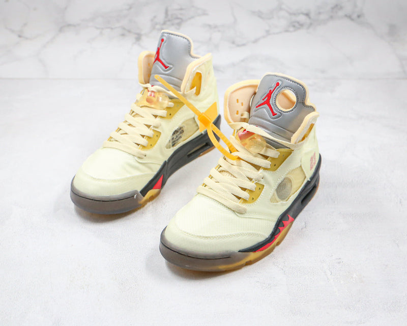 AIR JORDAN 5 X OFF-WHITE SAIL