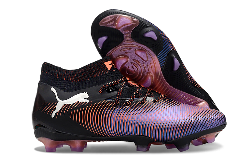 Chuteira Puma Future 8 FG - Roxa e Preto