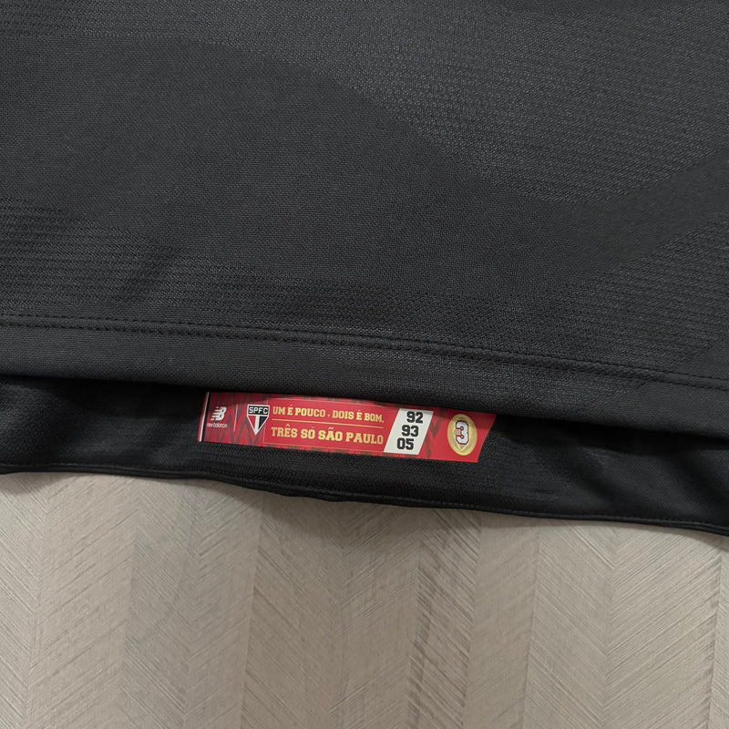 CAMISA VERSÃO PLAYER DO SÃO PAULO PRETA 25/26