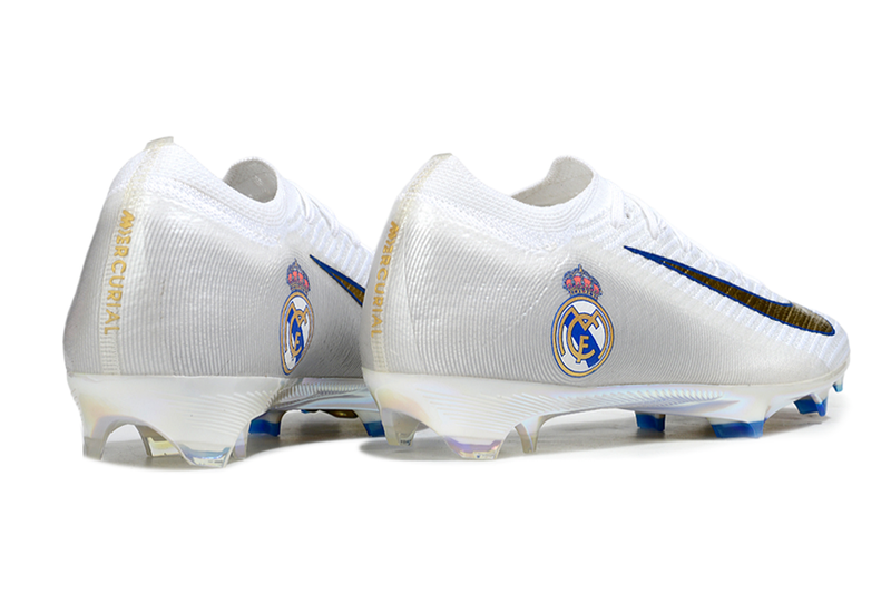 Chuteira Nike Air Zoom Mercurial Vapor Real Madrid 16 Elite FG - Branca