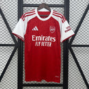 CAMISA DO ARSENAL 25/26 VERMELHO E BRANCO