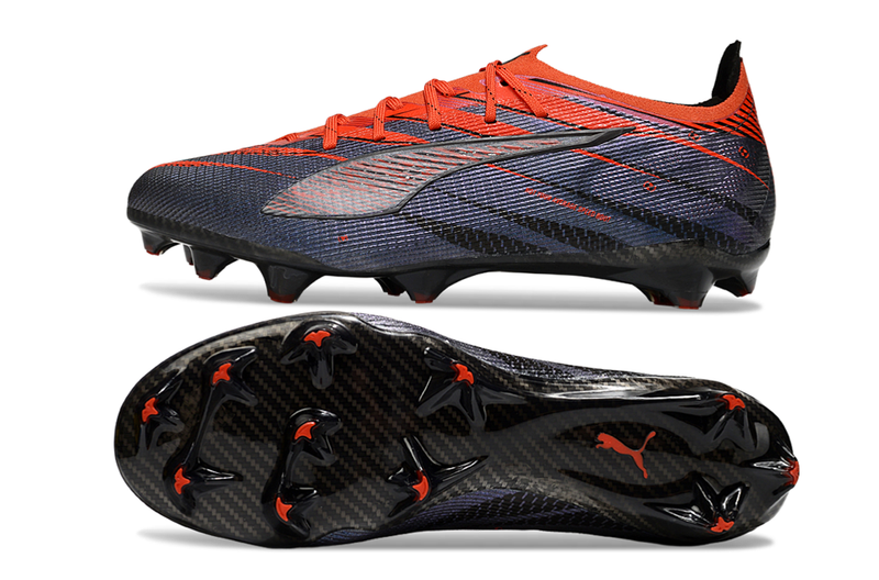 Puma Ultra 5 FG - Preto e Laranja
