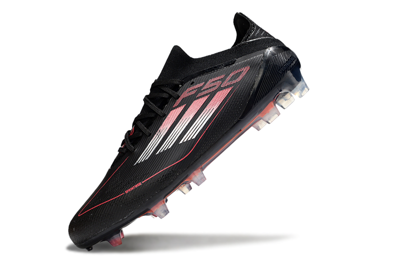 Chuteira Adidas F50 Elite FG - Preta e Vermelha