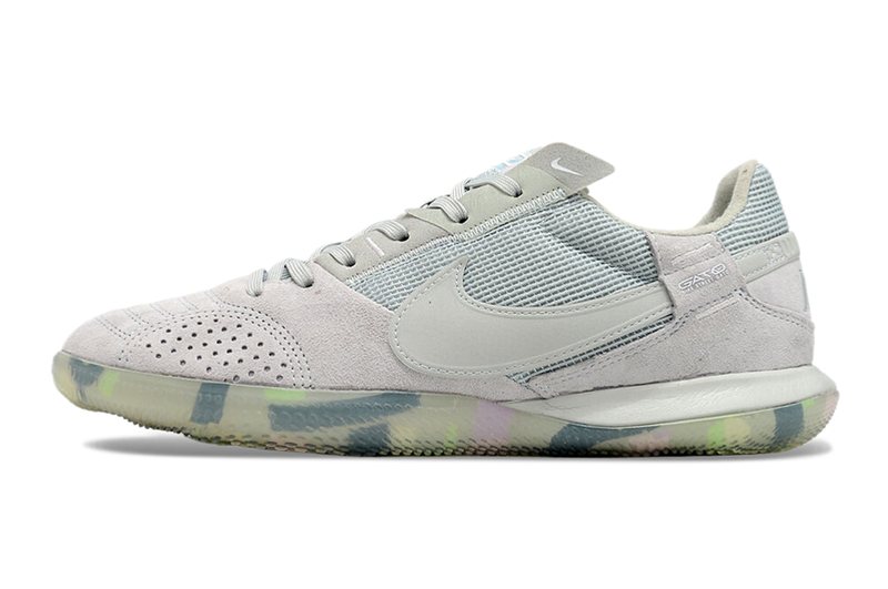 Tênis Futsal Nike Street Gato IC - Cinza e Verde