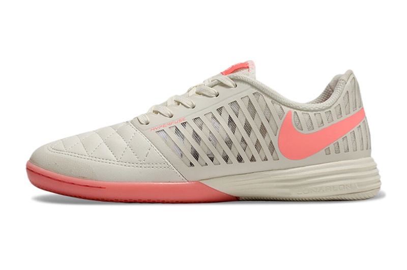 Tênis Futsal Nike Lunar Gato IC - Branca e Rosa