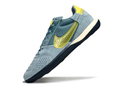Tênis Futsal Nike Street Gato IC - Azul e Dourada