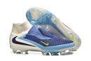Chuteira Nike Phantom 6 Elite FG - Branca e Azul - Pack Fear Nothing