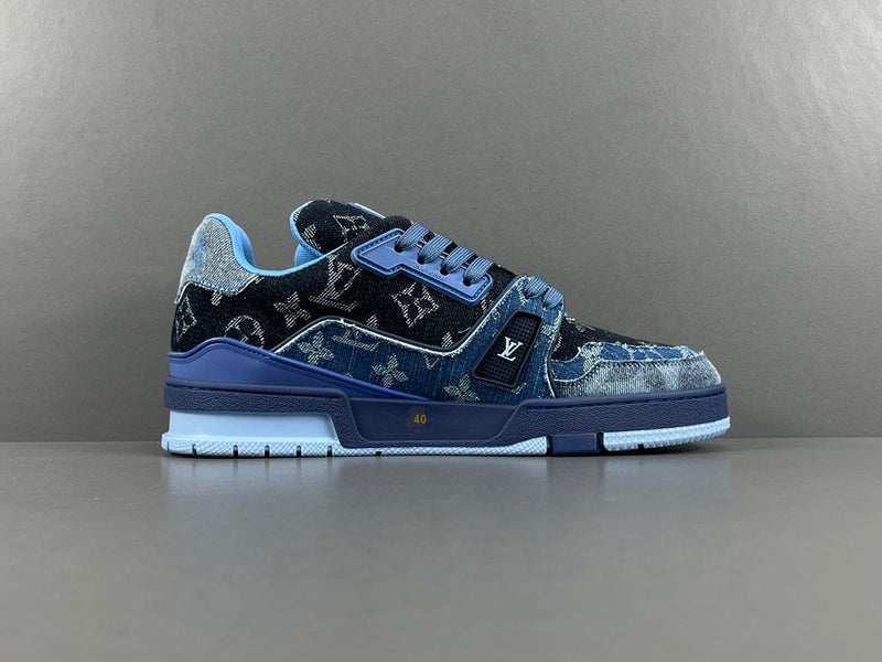 LV TRAINER JEANS BLACK BLUE