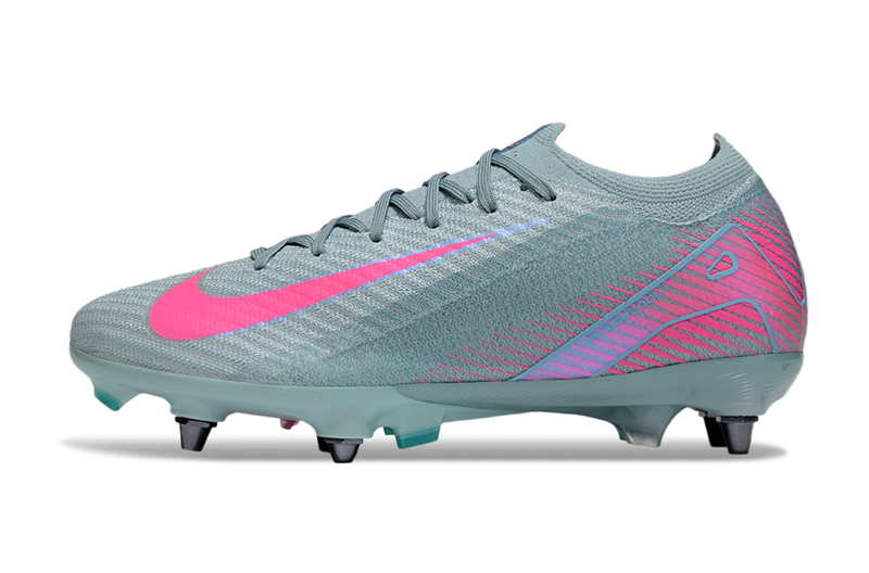 Chuteira Nike Air Zoom Mercurial Vapor 16 Elite SG - Azul e Rosa