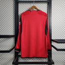 CAMISA MANGA LONGA DO MANCHESTER UNITED 23/24 VERMELHO
