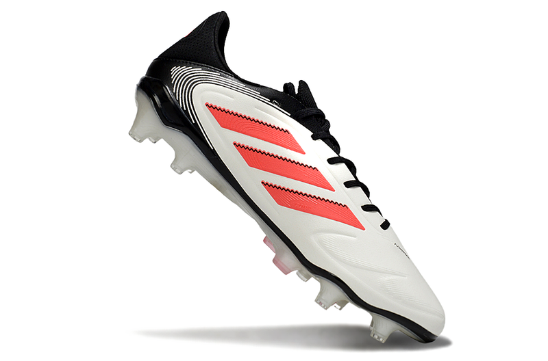 Chuteira Adidas Copa Pure III Elite FG - Branca e Laranja