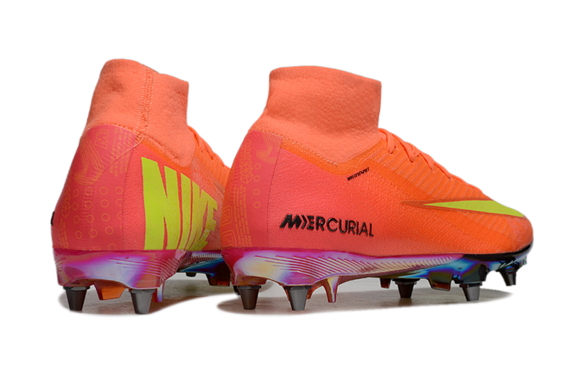 Chuteira Nike Zoom Mercurial SuperFly 10 Elite SG - Laranja