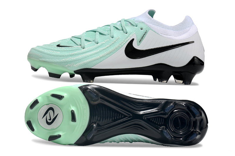 Chuteira Nike Phantom GX II FG - Branca  e Azul