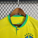 CAMISA MANGA LONGA DO BRASIL 23/24 AMARELO