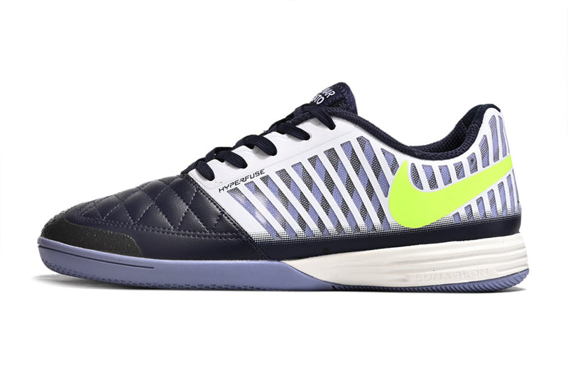 Tênis Futsal Nike Lunar Gato IC - Azul, Branca e Verde