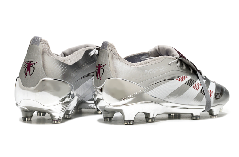 Chuteira Adidas Predator Elite Fold-Over Tongue FG - Prata