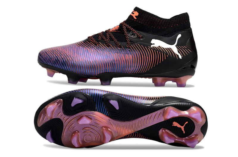 Chuteira Puma Future 8 FG - Roxa e Preto