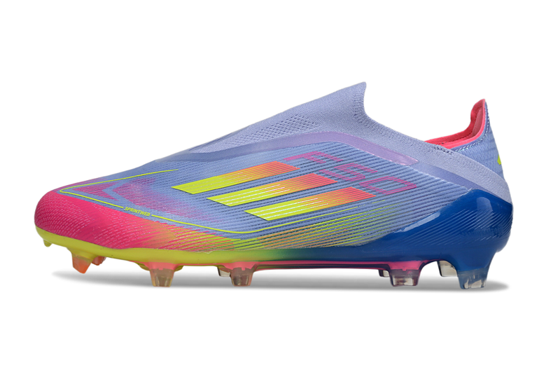Chuteira Adidas F50 LL FG - Roxa Rosa e Verde