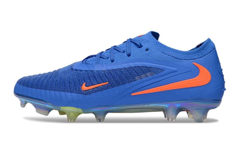 Chuteira Nike Phantom 6 Elite FG - Azul e Laranja