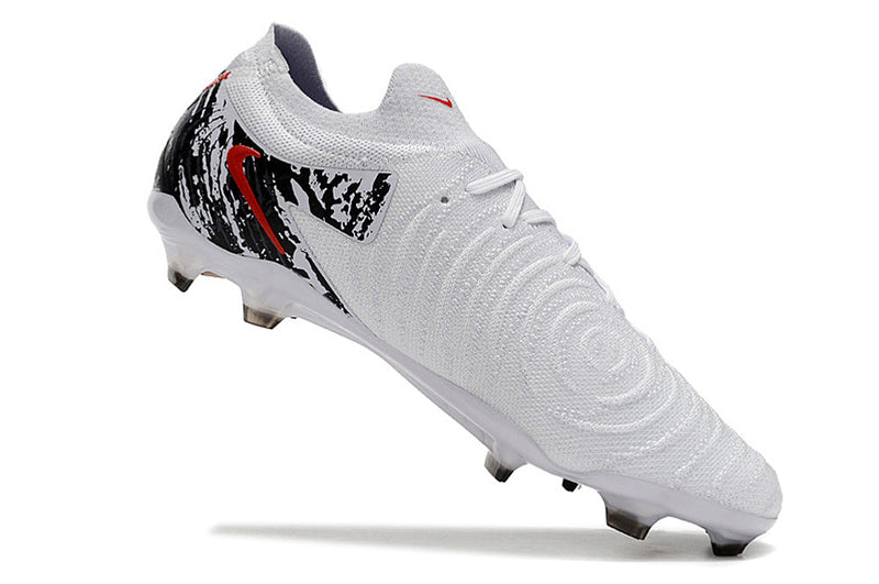 Chuteira Nike Phantom GX II FG - Branca, Preta e Vermelha