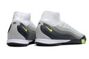 Chuteira Nike Air Zoom Mercurial Superfly 10 Elite Air Max 95  IC - Branca, Cinza e Preta