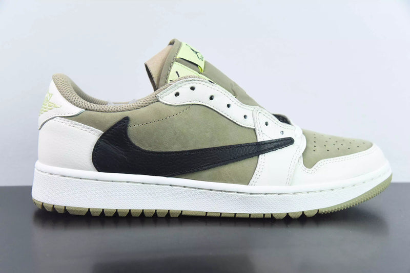 Jordan 1 Retro Low Golf Travis Scott Neutral Olive