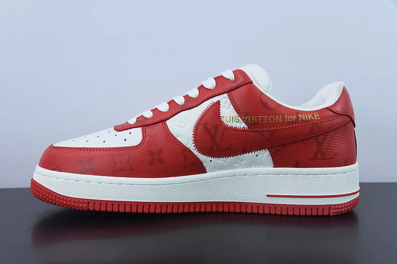 Air force 1 Low Louis Vuitton By Virgil Abloh White Red