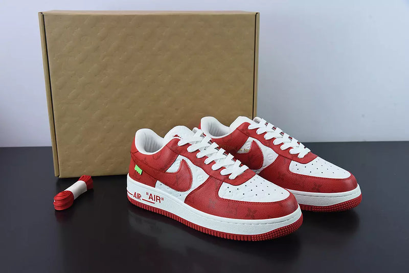 Air force 1 Low Louis Vuitton By Virgil Abloh White Red