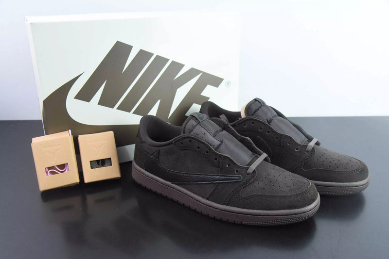 Jordan 1 Low OG x Travis Scott Velvet Brown