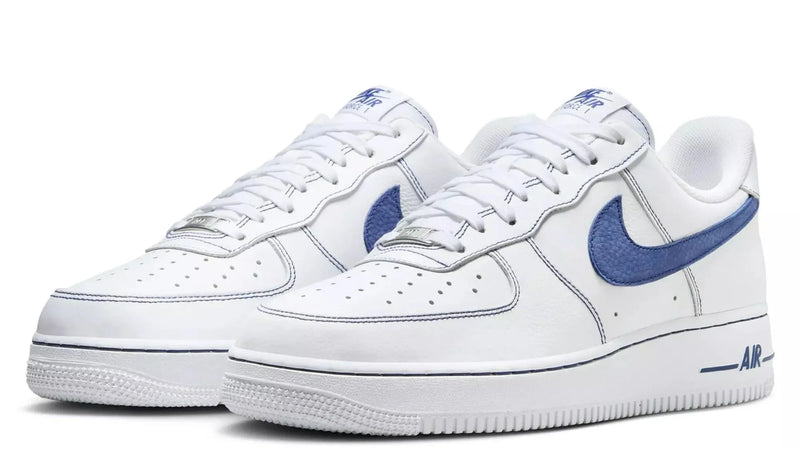 Air Force 1 Low 07 LV8 White Deep Royal Blue