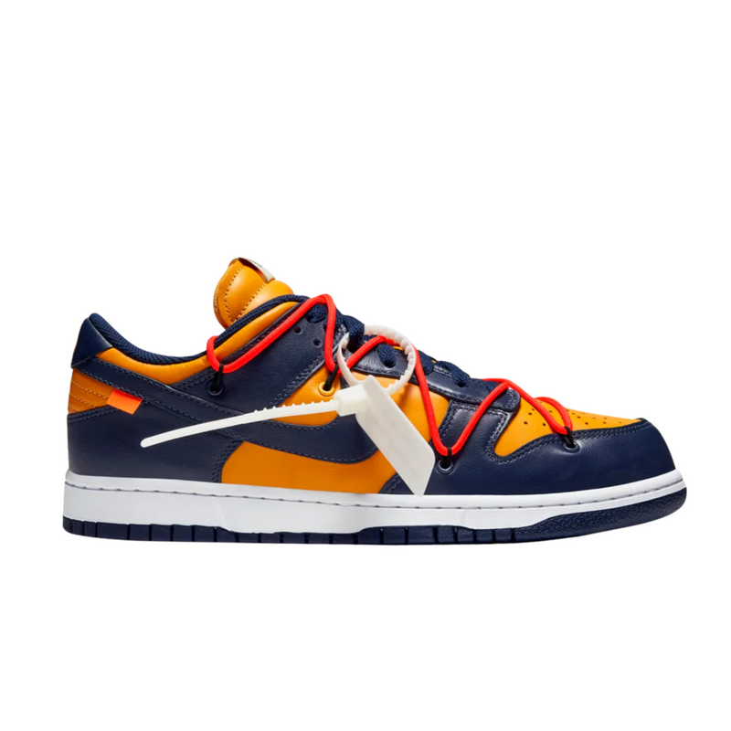 Off-White x Nike Dunk Low "University Gold"