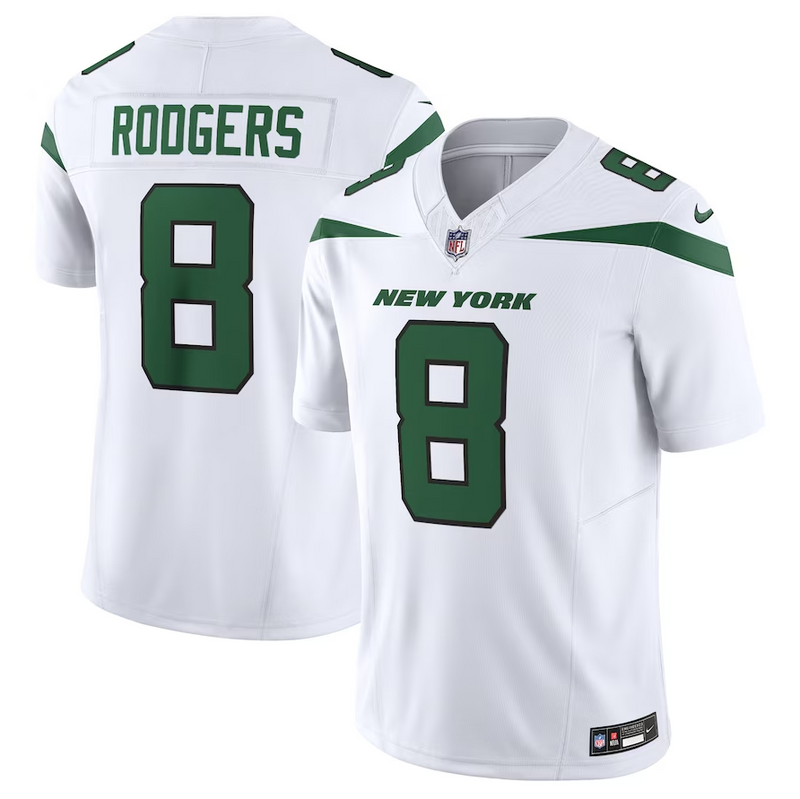 Camisa NFL New York Jets Vapor F.U.S.E. Limited Jersey Branca Destaque
