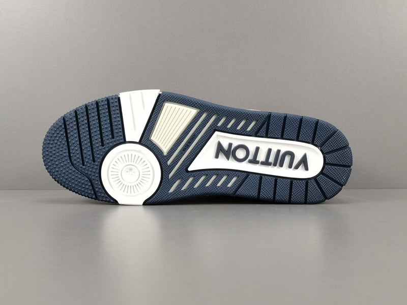 LV TRAINER AZUL FORTE E BRANCO