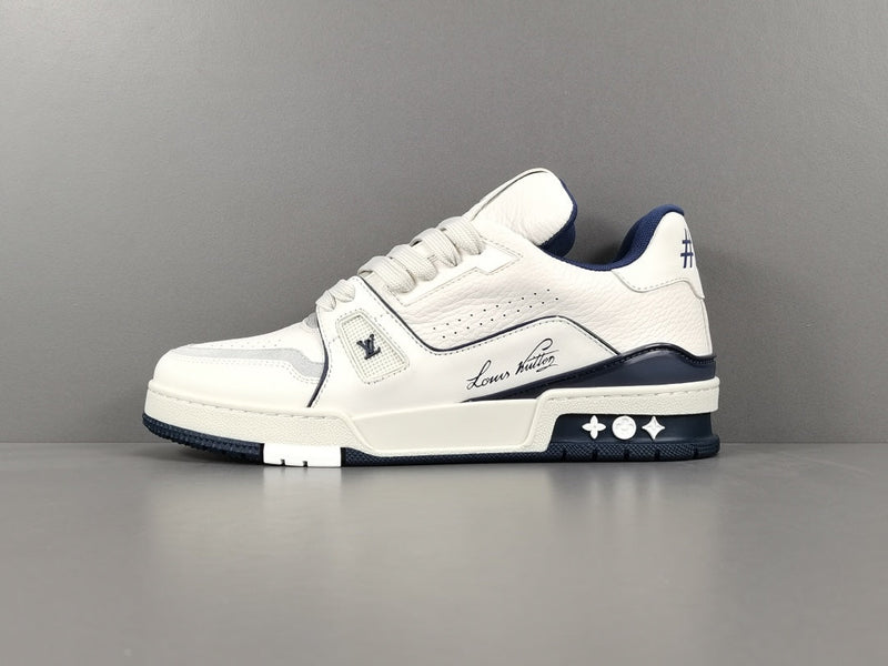 LV TRAINER AZUL FORTE E BRANCO