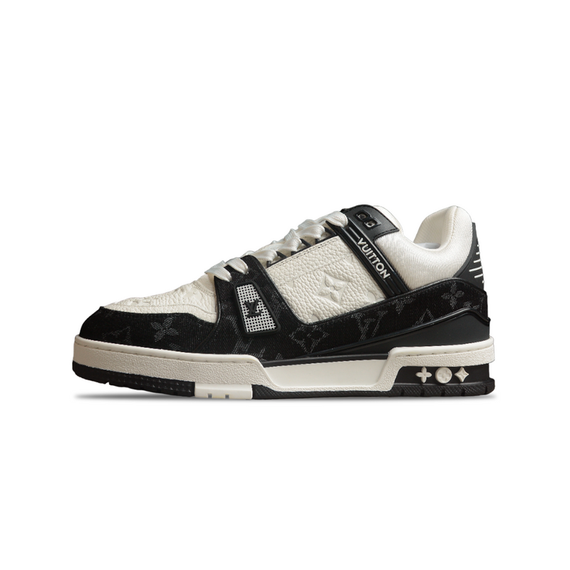 LV TRAINER BLACK WHITE