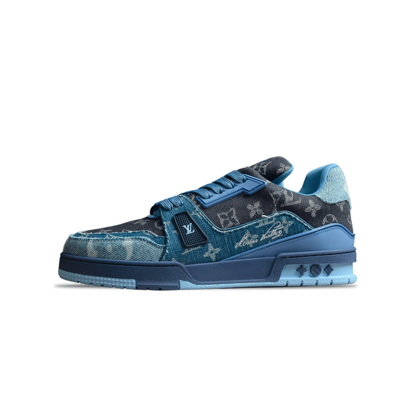 LV TRAINER JEANS BLACK BLUE