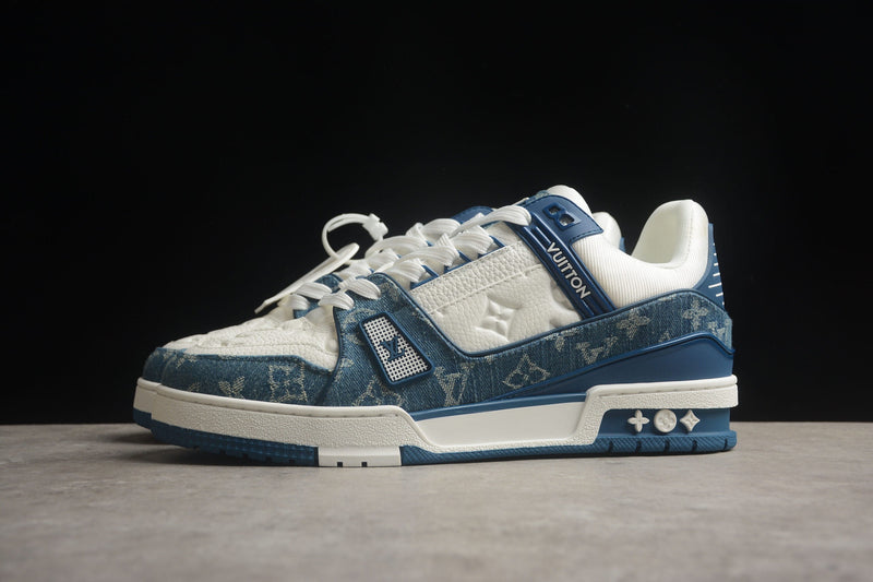 LV TREINER WHITE BLUE