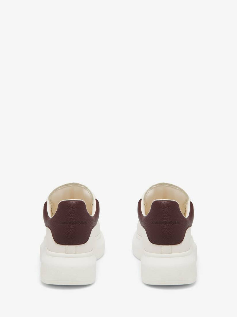 Men's Oversized Sneaker in Off-whitebordeaux