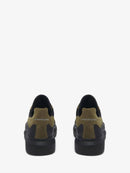 Men's Oversized Retro Sneaker in Blackkhaki