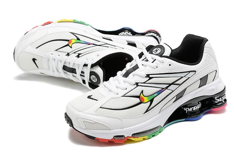 NOKE SHOX RIDE 2 X SUPREME COLORS BRANCO