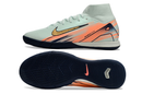 Chuteira Nike Air Zoom Mercurial Superfly 10 Elite  IC - Azul e Laranja
