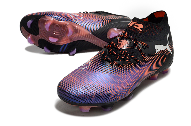 Chuteira Puma Future 8 FG - Roxa e Preto