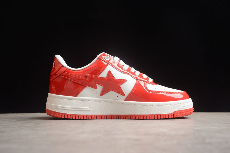 A BATHING APE BAPE STA WHITE/ORANGE