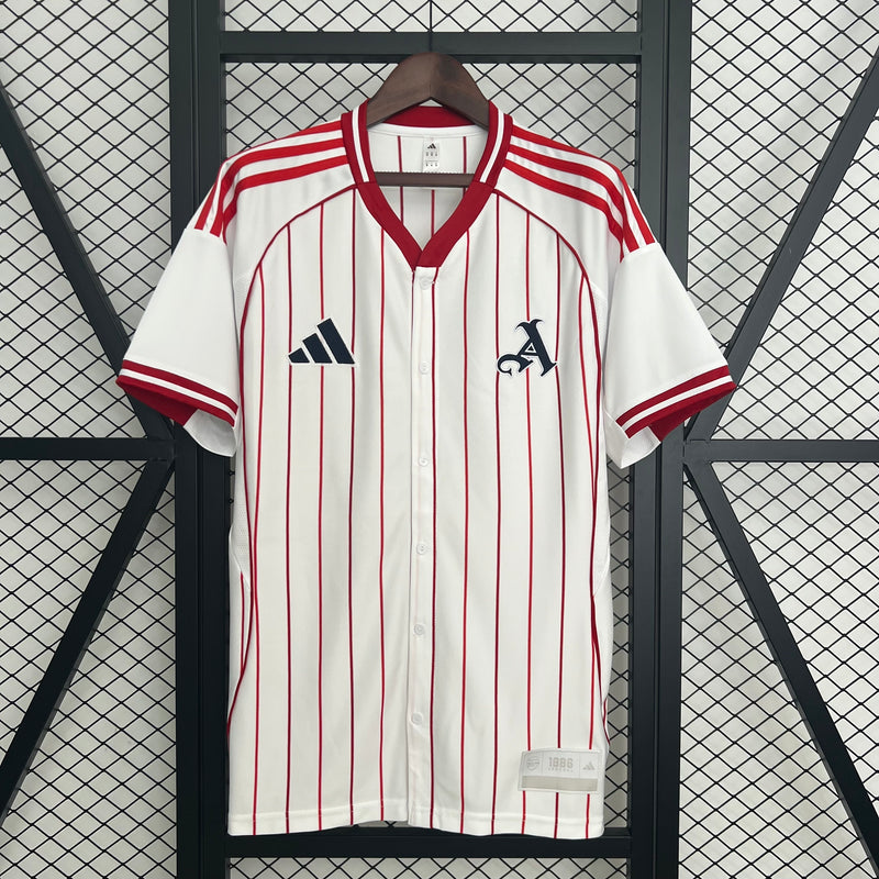 CAMISA DE BASEBOL DO ARSENAL 25/26 BRANCA