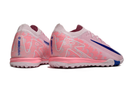Chuteira Society Nike Air Zoom Mercurial Vapor 16 Elite TF - Rosa e Azul