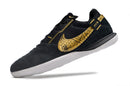 Tênis Futsal Nike Street Gato IC - Preta e Dourada