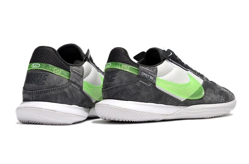 Tênis Futsal Nike Street Gato IC - Preta, Branca e Verde