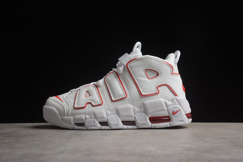 AIR MORE UPTEMPO WHITE VARSITY RED